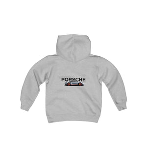 Kids Porsche fan - Xray with back design included - Kids Youth Heavy Blend Hoodie