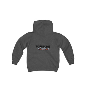 Kids Porsche fan - Xray with back design included - Kids Youth Heavy Blend Hoodie