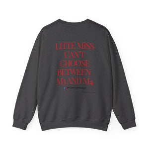 Copy of Little Miss BMW M3 M4 Heavy Blend™ Crewneck Sweatshirt