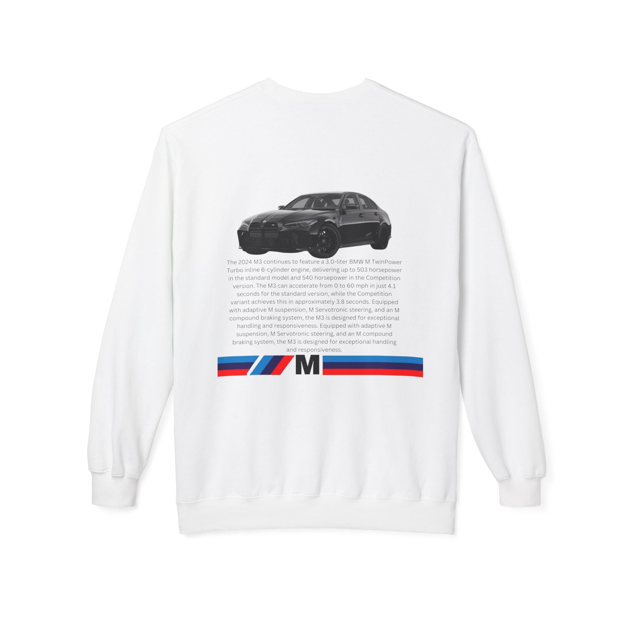 BMW M3 Softstyle Fleece Crewneck Sweatshirt