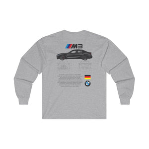 BMW M3 2024 Detailed Long Sleeve Tee