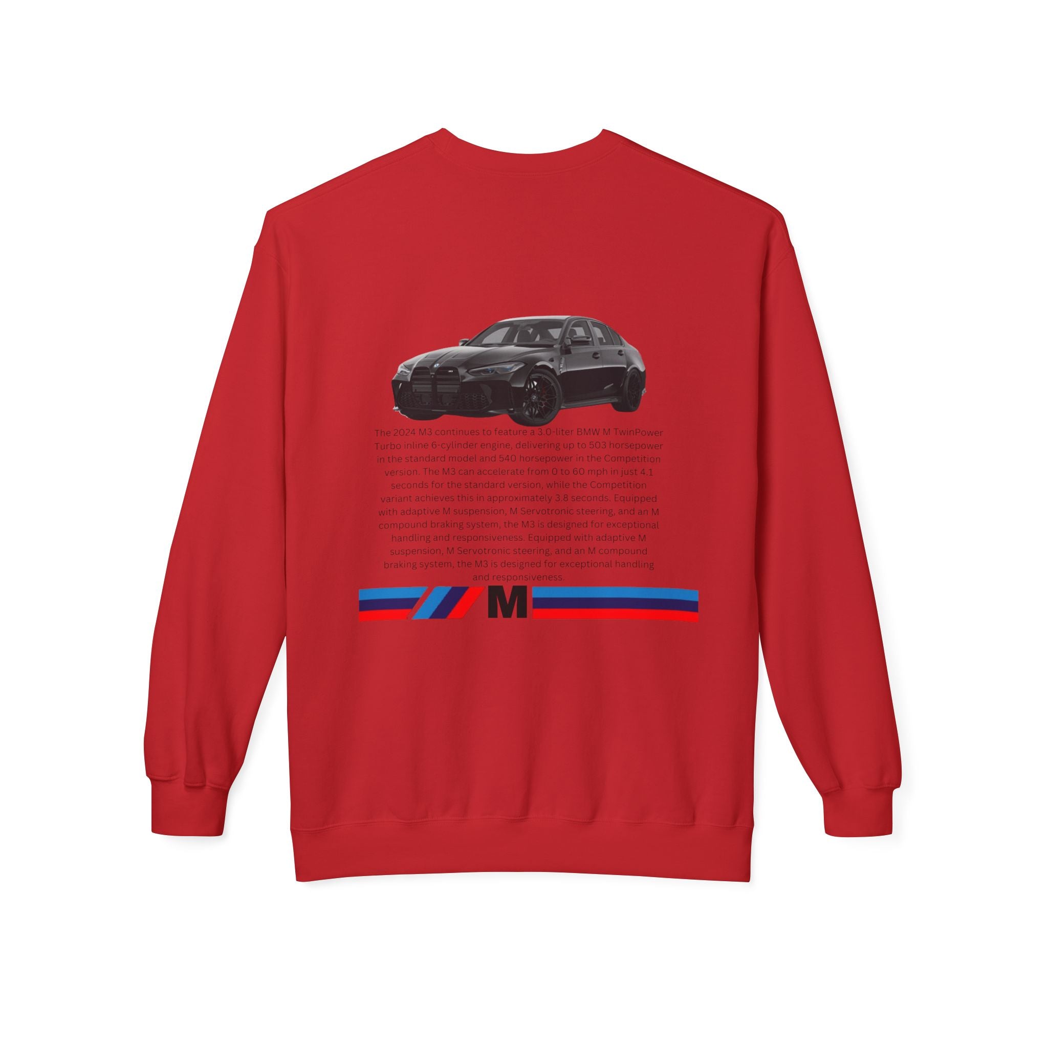 BMW M3 Softstyle Fleece Crewneck Sweatshirt