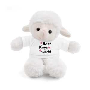 Best Mom in the World Stuffed Animals with Tee