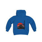 Porsche Back design - Kids Youth Heavy Blend Hoodie