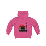 Porsche Back design - Kids Youth Heavy Blend Hoodie