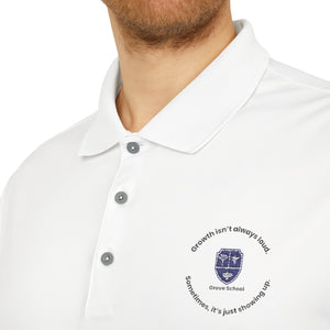 Growth isn’t always loud - Adidas Unisex Performance Polo Grove School - Lightweight Sportswear for Active Lifestyle