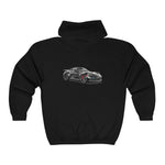 Pretty Girls Drive Porsche - Back design - Zip Hoodie