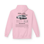 White Porsche GT3 RS - Midweight Soft style Fleece Hoodie