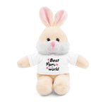 Best Mom in the World Stuffed Animals with Tee