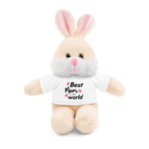 Best Mom in the World Stuffed Animals with Tee