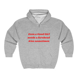 Forehead Kiss Full Zip Hoodie