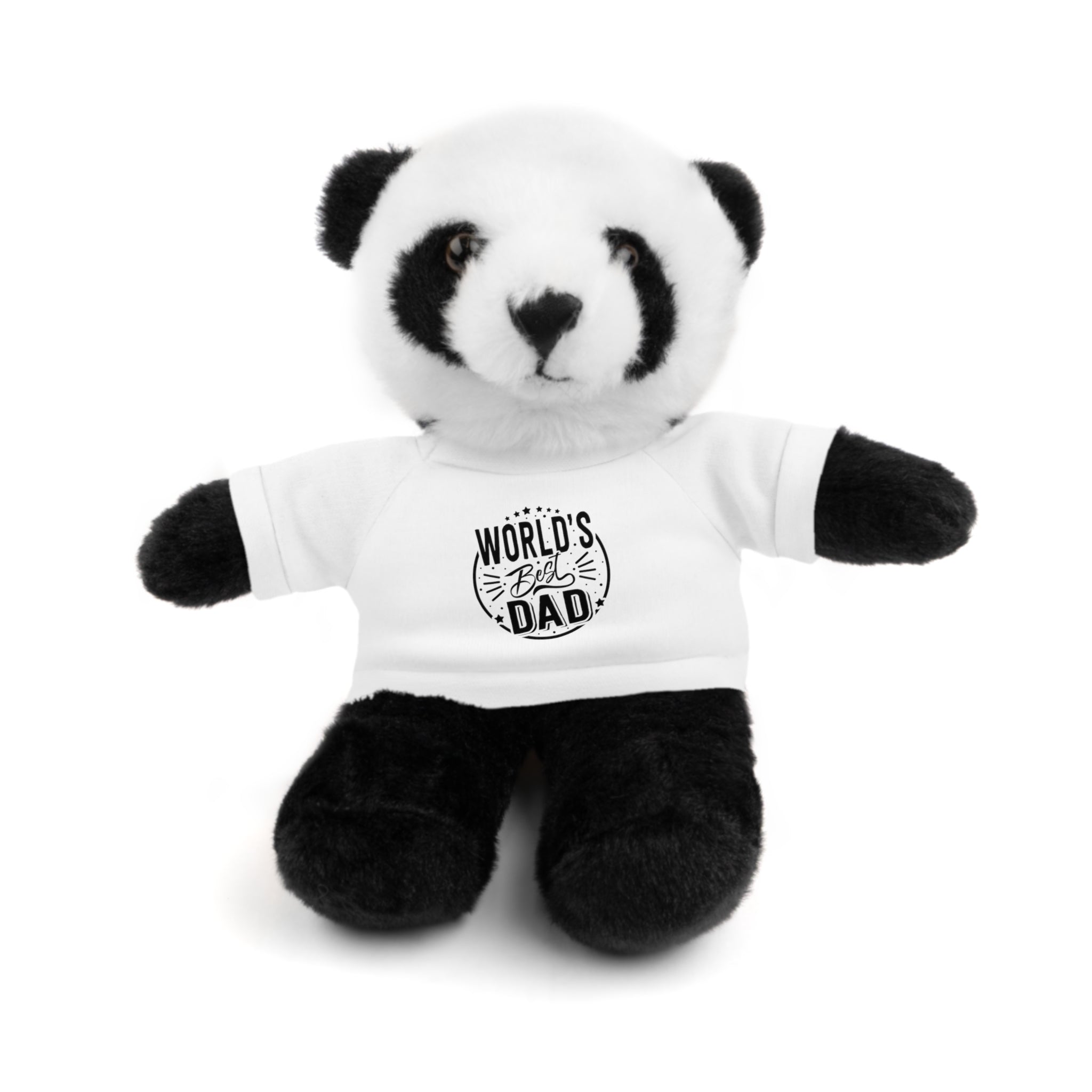 World's Best Dad Stuffed Animals with Tee