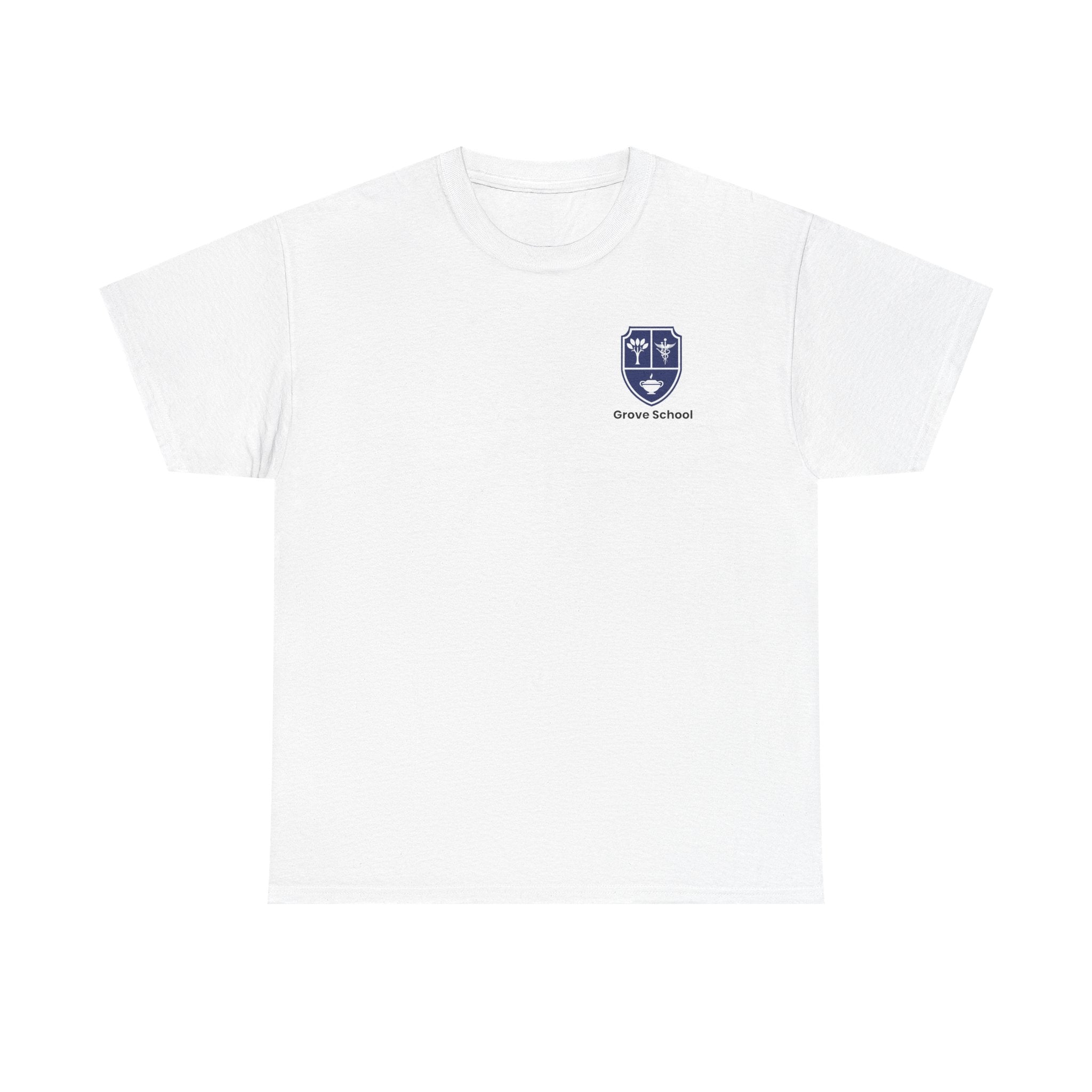 Progress not Perfection - Custom School Spirit Tee for Grove School - Unisex Heavy Cotton Shirt