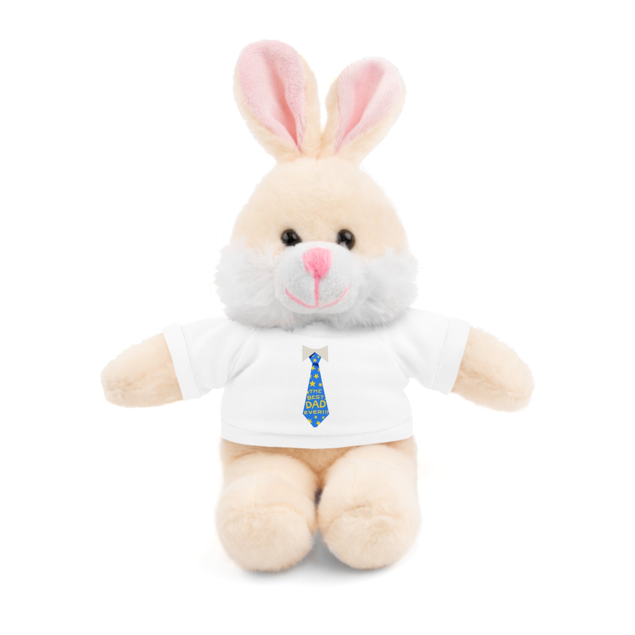 The Best Dad Ever Bowtie - Stuffed Animals with Tee