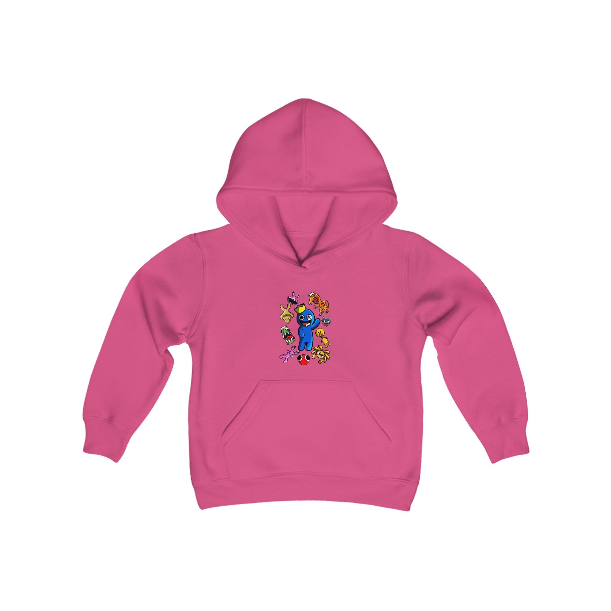 Rainbow Friends Kids Youth Heavy Blend Hoodie - Custom Name Available