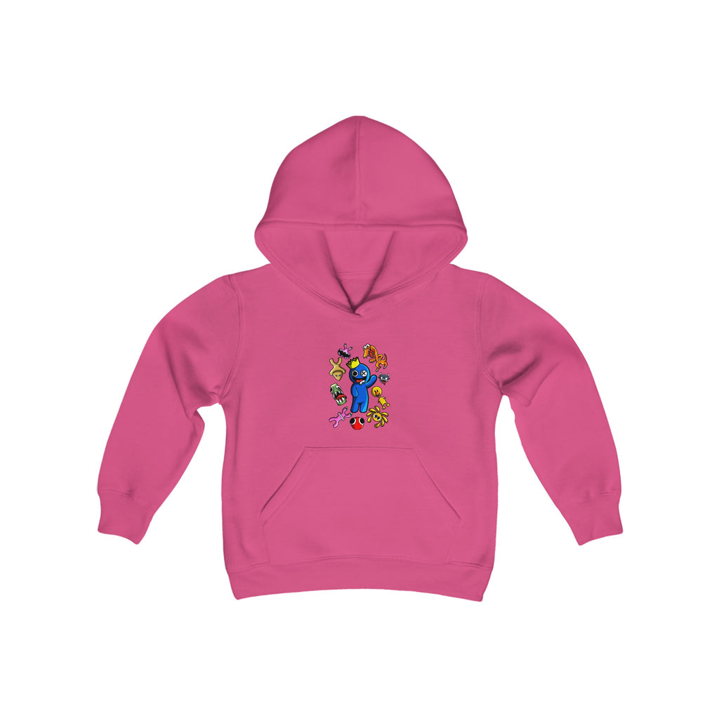 Rainbow Friends Kids Youth Heavy Blend Hoodie - Custom Name Available