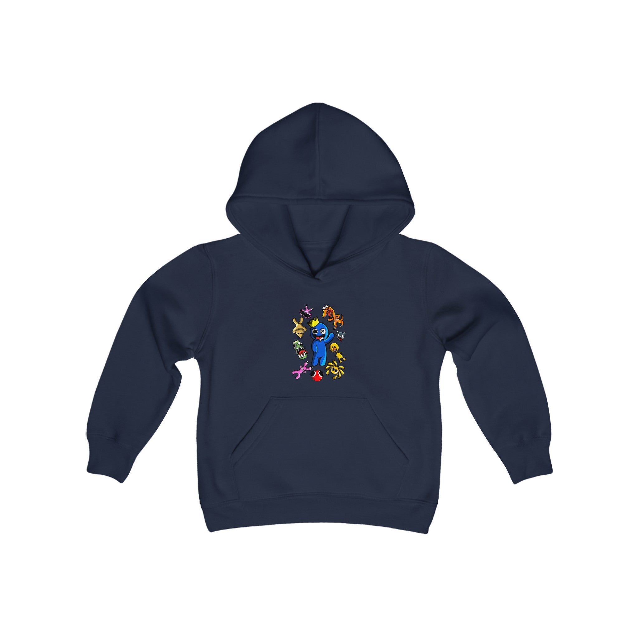 Rainbow Friends Kids Youth Heavy Blend Hoodie - Custom Name Available