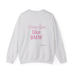 Pretty Girls like BMW Heavy Blend™ Crewneck Sweatshirt