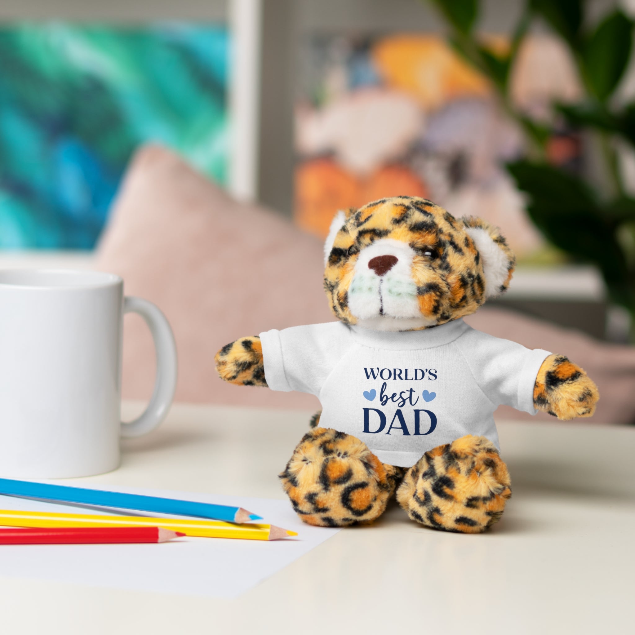 World's Best Dad - Stuffed Animals with Tee