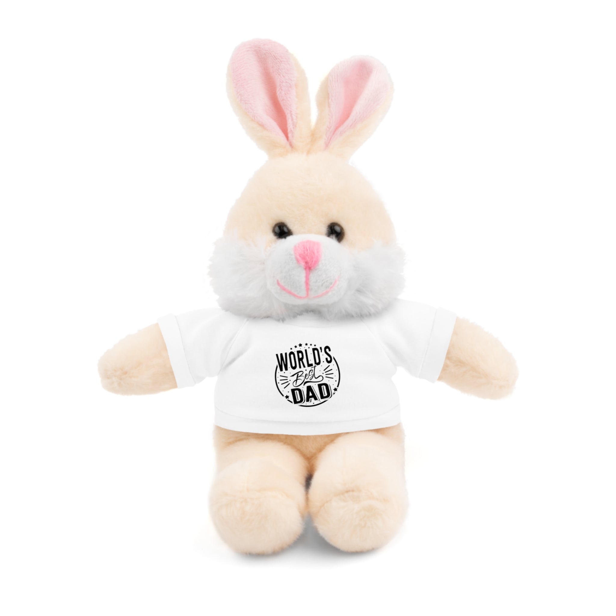 World's Best Dad Stuffed Animals with Tee