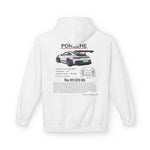 White Porsche GT3 RS - Midweight Soft style Fleece Hoodie