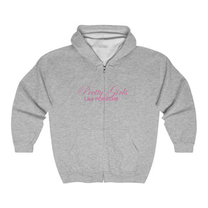 Pretty Girls Like Porsche - Zip Hoodie