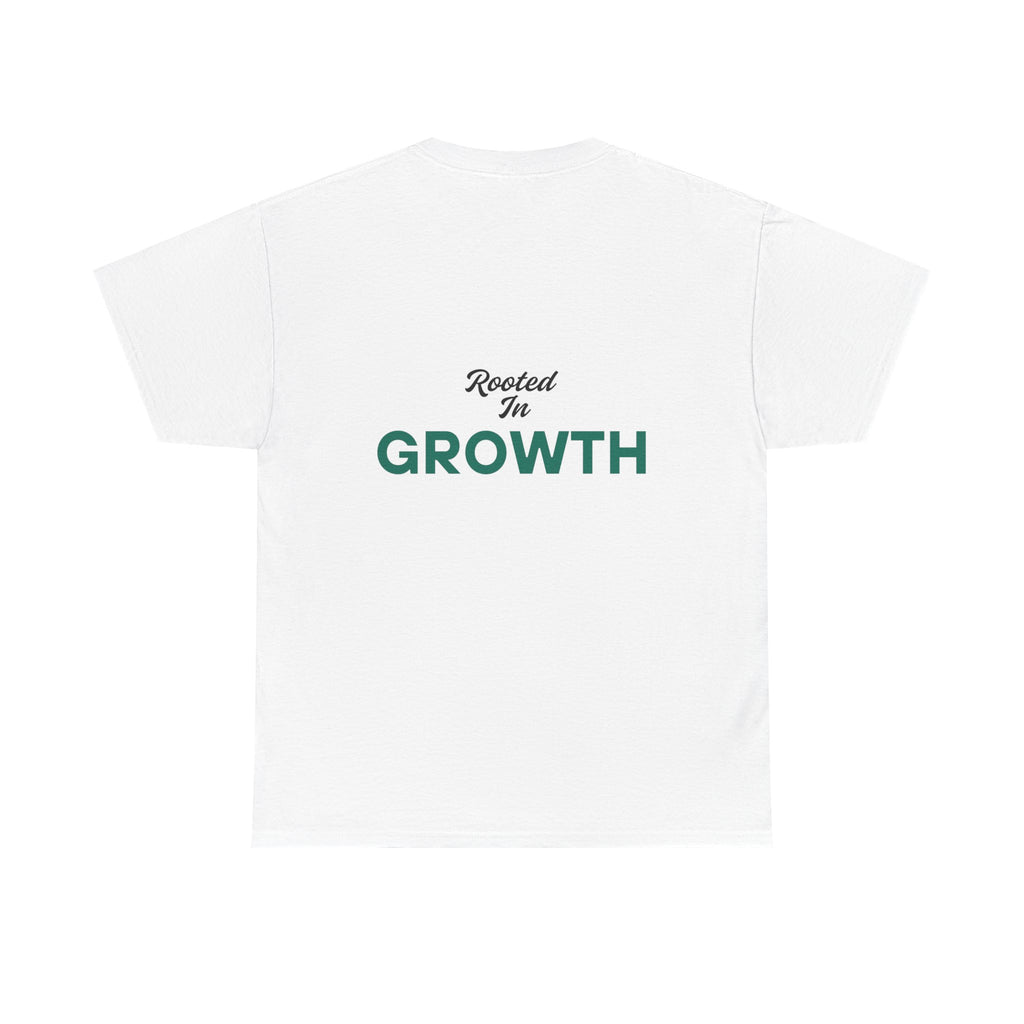 Rooted In Growth - Custom School Spirit Tee for Grove School - Unisex Heavy Cotton Shirt