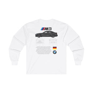 BMW M3 2024 Detailed Long Sleeve Tee