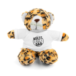 World's Best Dad Stuffed Animals with Tee