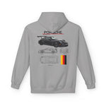 Black Porsche GT3 RS - Midweight Soft style Fleece Hoodie