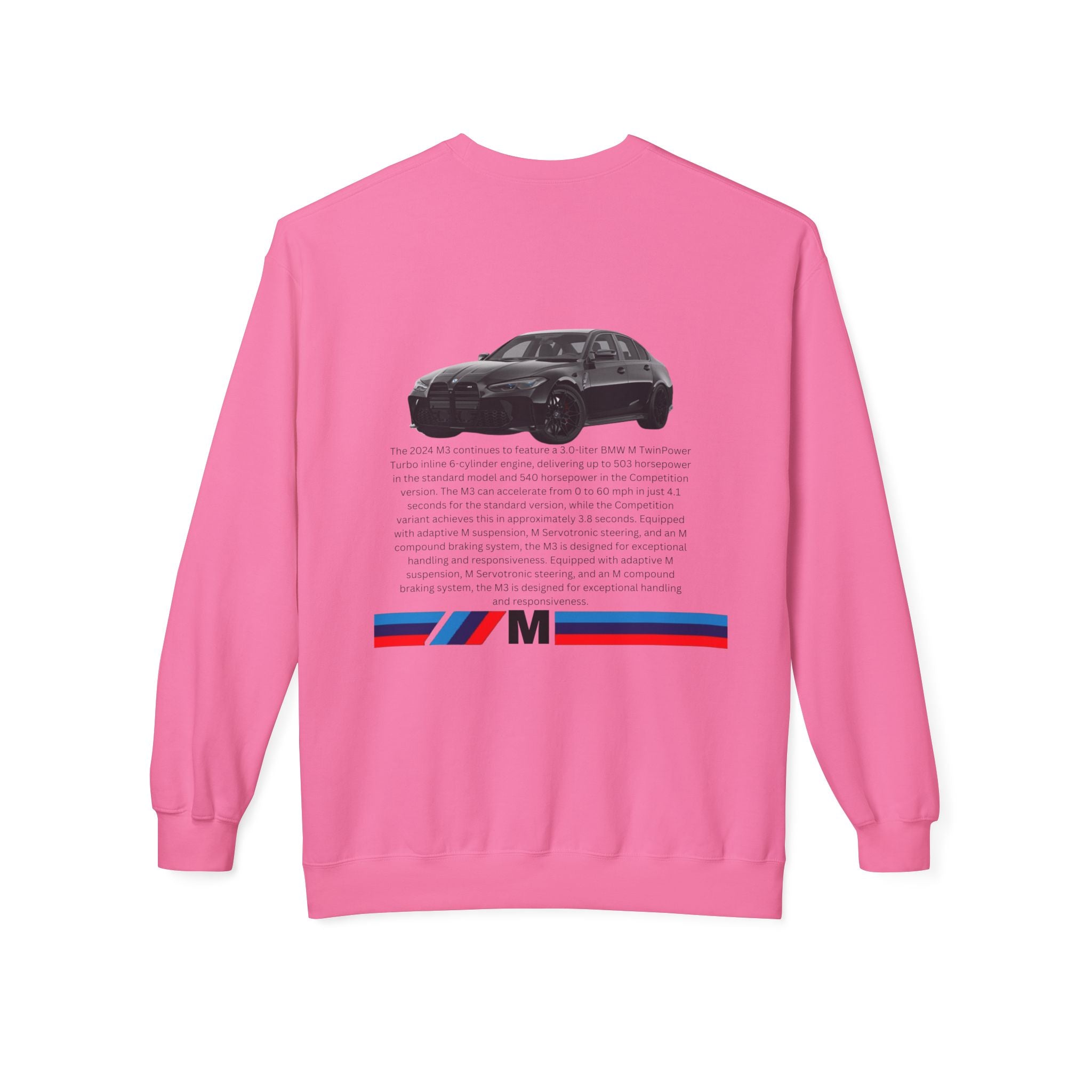 BMW M3 Softstyle Fleece Crewneck Sweatshirt