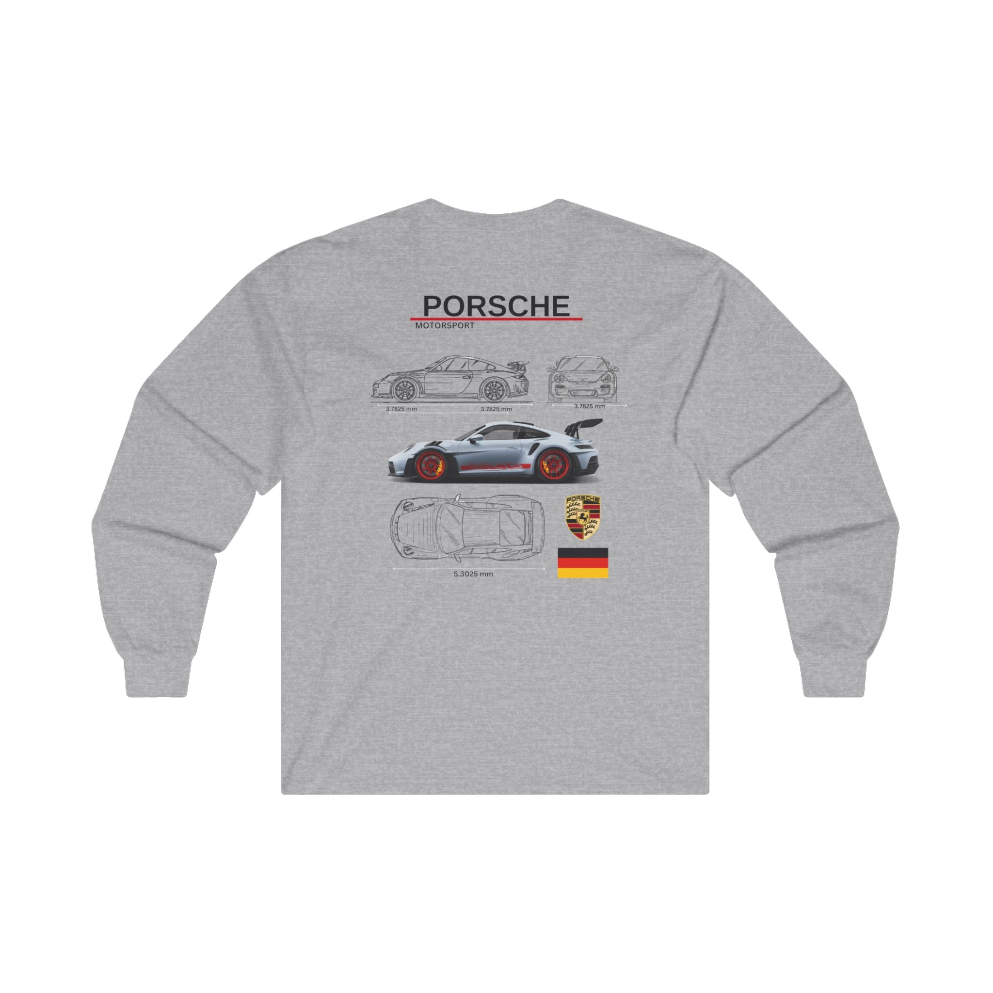 Porsche GT3RS Unisex Ultra Cotton Long Sleeve Tee