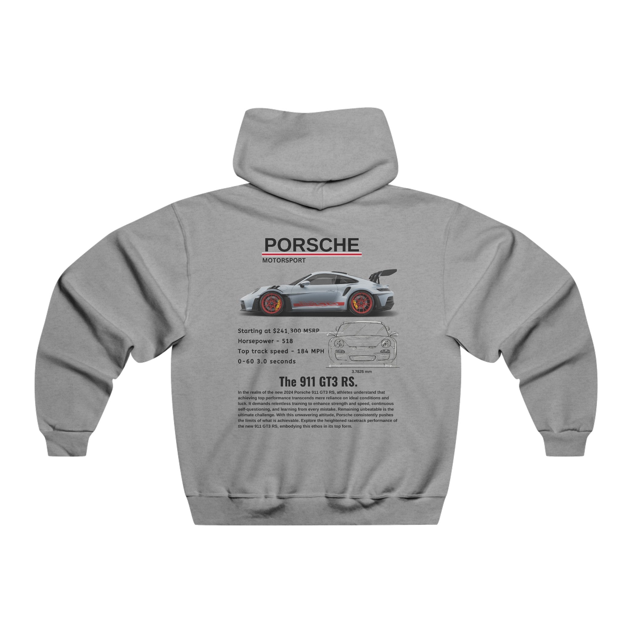 Porsche GT3RS Motorsport Design Hoodie