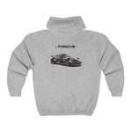 Pretty Girls Drive Porsche - Back design - Zip Hoodie