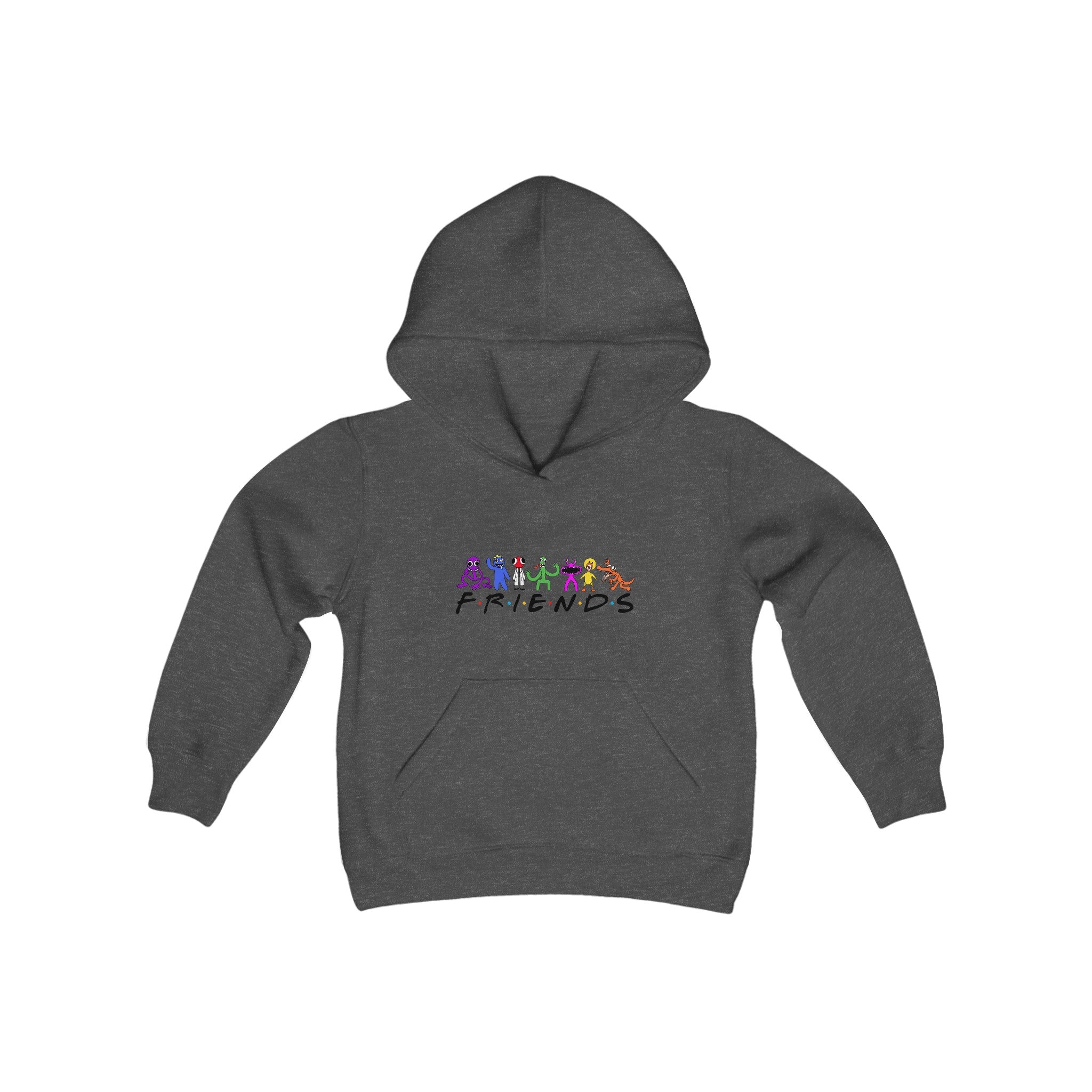 Rainbow Friends Kids Youth Heavy Blend Hoodie