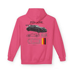 Black Porsche GT3 RS - Midweight Soft style Fleece Hoodie