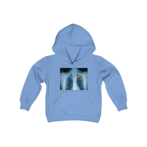 Kids Porsche fan - Xray with back design included - Kids Youth Heavy Blend Hoodie