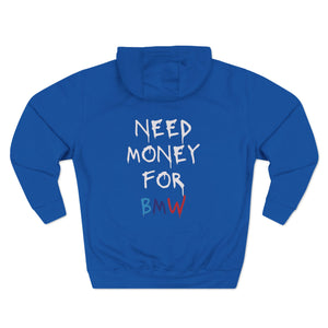 Need money for BMW Three-Panel Fleece Hoodie