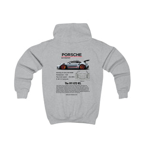 Porsche GT3RS Motorsport Kids Hoodie - Custom Name available