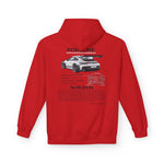 White Porsche GT3 RS - Midweight Soft style Fleece Hoodie