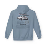 White Porsche GT3 RS - Midweight Soft style Fleece Hoodie