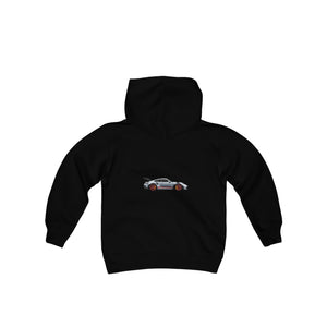 Kids Porsche fan - Xray with back design included - Kids Youth Heavy Blend Hoodie