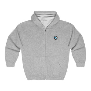 Hot Girls Drive BMW Heavy Blend™ Full Zip Hoodie